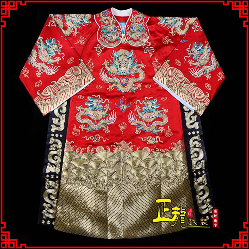 阿鲁科尔沁旗皇帝蟒袍全金八宝团龙蟒